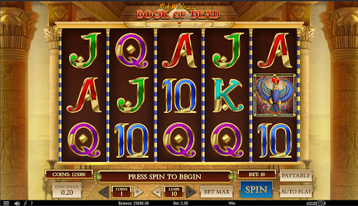 Book of Dead-Spielautomaten